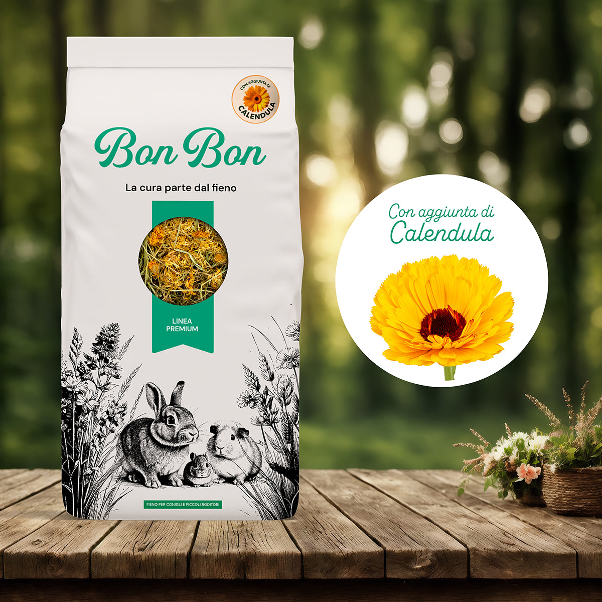 Fieno Premium con Calendula
