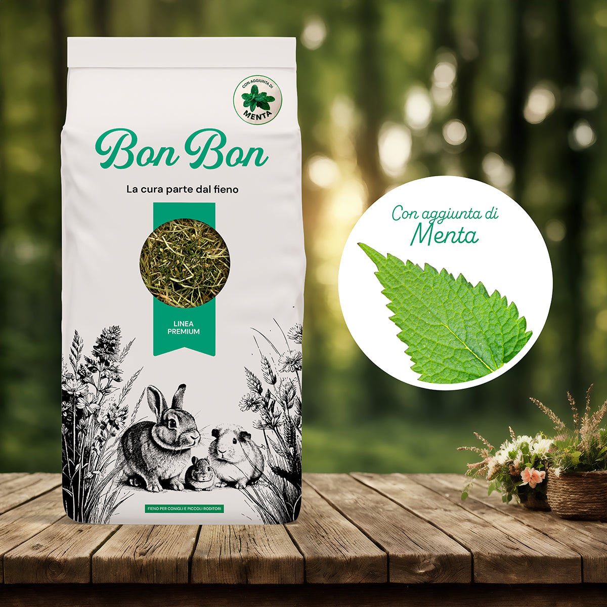 Fieno Premium con Menta