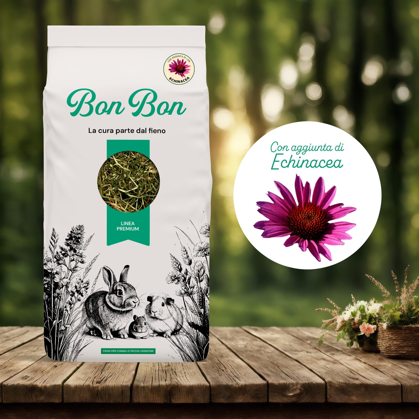 Fieno Premium con Echinacea